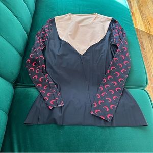 MARINE SERRE
Crescent Long Sleeve T-Shirt